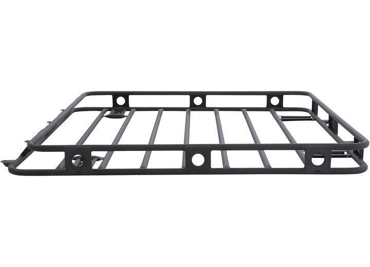 18-C WRANGLER JL 4DR DEFENDER RACK WELDED ONE-PC ROOF RACK; TEXTURED BLACK POWDER COAT