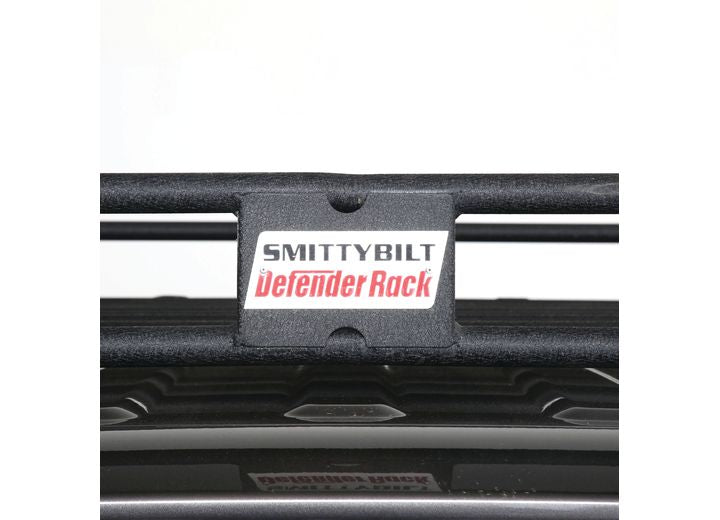 18-C WRANGLER JL 4DR DEFENDER RACK WELDED ONE-PC ROOF RACK; TEXTURED BLACK POWDER COAT Smittybilt