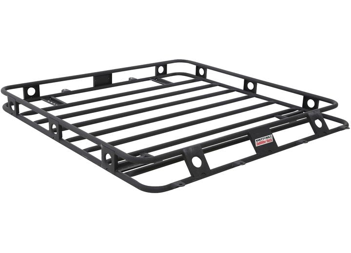 18-C WRANGLER JL 4DR DEFENDER RACK WELDED ONE-PC ROOF RACK; TEXTURED BLACK POWDER COAT