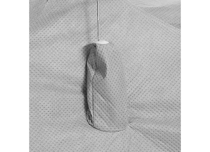 18-C WRANGLER JL 4DR FULL CLIMATE COVER; GRAY W/ LOCK & CABLE