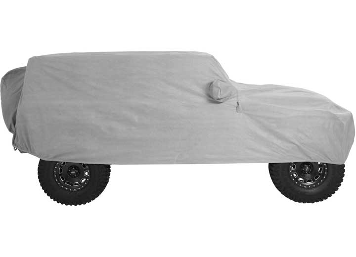 18-C WRANGLER JL 4DR FULL CLIMATE COVER; GRAY W/ LOCK & CABLE