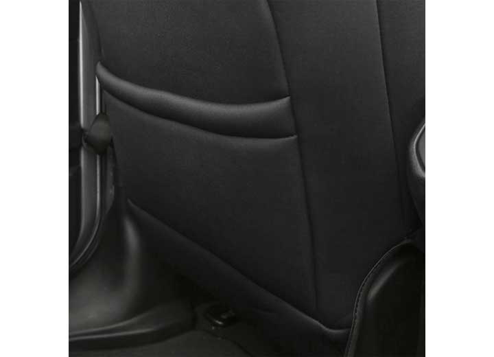 18-C WRANGLER JL 4DR NEOPRENE FRONT AND REAR SEAT COVER KIT; BLACK/BLACK