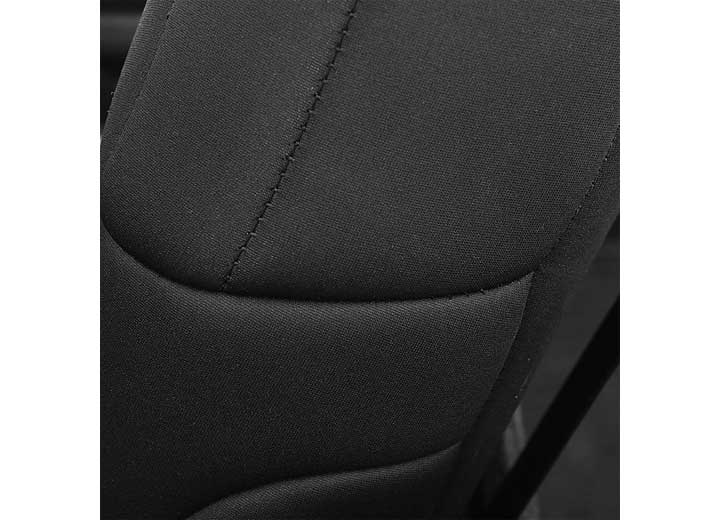 18-C WRANGLER JL 4DR NEOPRENE FRONT AND REAR SEAT COVER KIT; BLACK/BLACK