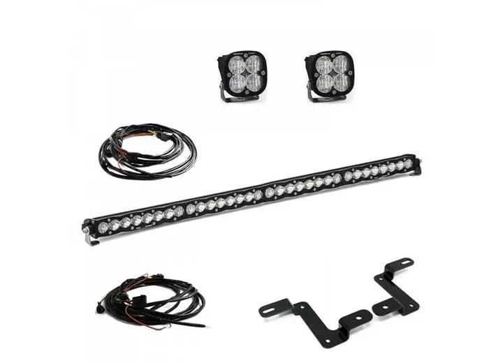 Baja Designs - 18 - C WRANGLER JL S8 40IN COWL MOUNT LED BAR DRIVING/COMBO PATTERN SQUADRON SPORT