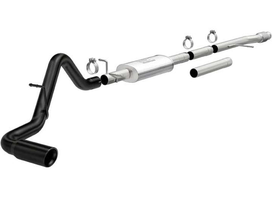 19-22 SILVERADO/SIERRA 1500 STREET SERIES CAT-BACK EXHAUST SYSTEM BLACK