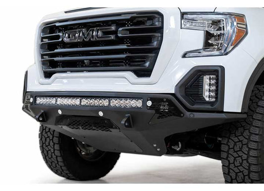 19-C SIERRA 1500 STEALTH FIGHTER FRONT BUMPER BLACK