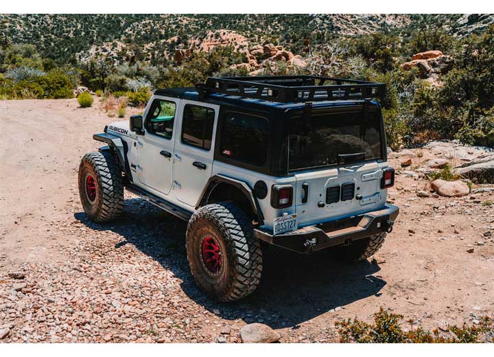 19-C WRANGLER JL FULL WIDTH REAR BUMPER W/TIRE CARRIER MOUNT