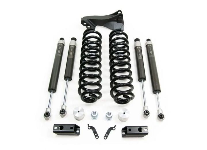 20-22 F250/F350/F450 DIESEL 2.5IN COIL SPRING FRT LIFT KIT W/FALCON SHOCKS & FRT
