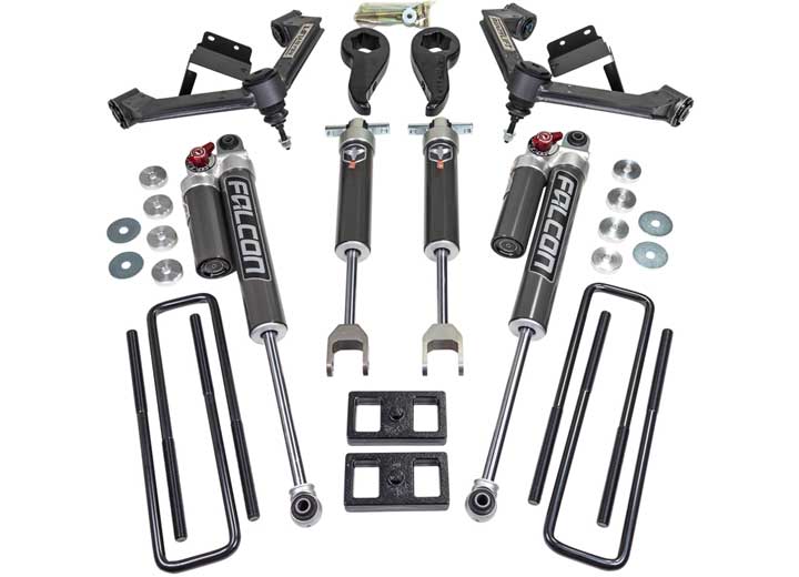 20-C CHEV/GMC 2500HD/3500HD 3IN SST 2.1 LIFT KIT W/FABRICATED CONTROL ARMS/FALCO