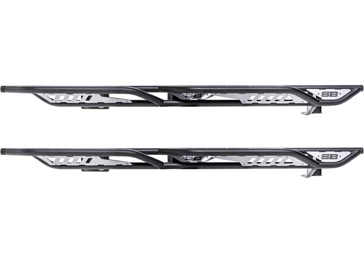 20-C GLADIATOR JT 4DR APOLLO ROCK SLIDERS WITH STEPS; PAIR