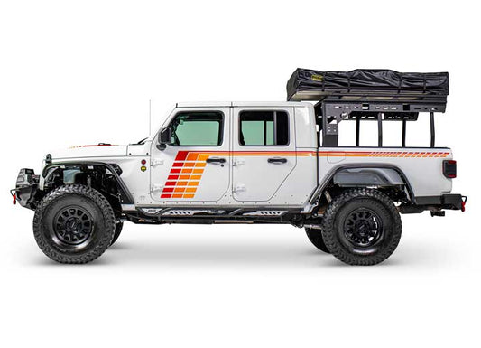 20-C GLADIATOR JT 4DR APOLLO ROCK SLIDERS WITH STEPS; PAIR