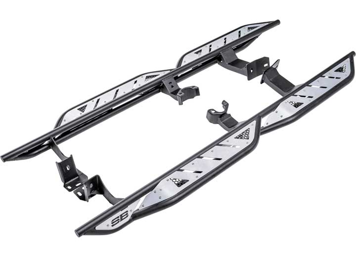 20-C GLADIATOR JT 4DR APOLLO ROCK SLIDERS WITH STEPS; PAIR