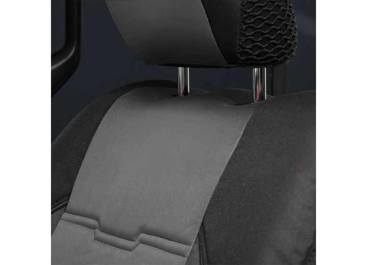 Smittybilt - 20 - C GLADIATOR JT GEN2 NEOPRENE FRONT/REAR SEAT COVER; CHARCOAL/BLACK