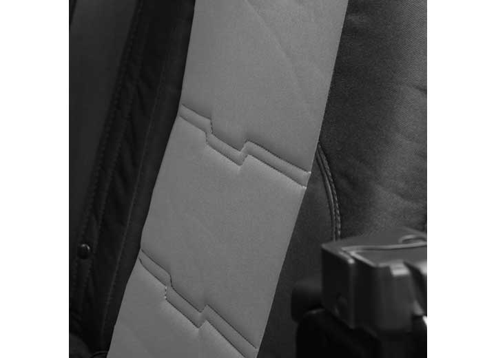 Smittybilt - 20 - C GLADIATOR JT GEN2 NEOPRENE FRONT/REAR SEAT COVER; CHARCOAL/BLACK