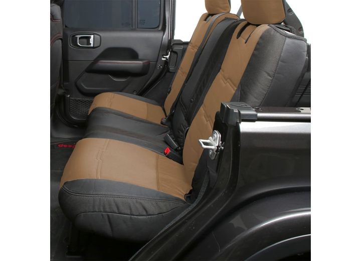Smittybilt - 20 - C GLADIATOR JT GEN2 NEOPRENE FRONT/REAR SEAT COVER; TAN/BLACK