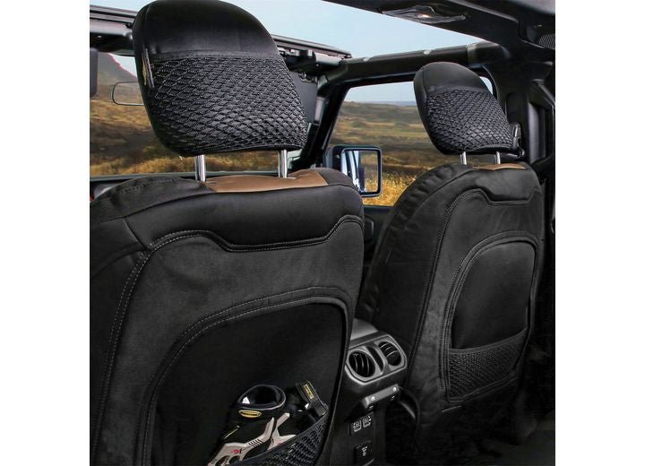 Smittybilt - 20 - C GLADIATOR JT GEN2 NEOPRENE FRONT/REAR SEAT COVER; TAN/BLACK