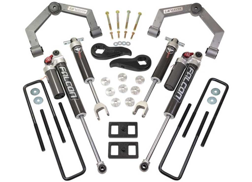 2011-2019 CHEV/GMC RWD, 4WD 3IN SST 2.1 LIFT KIT W/FABRICATED CONTROL ARMS & FA
