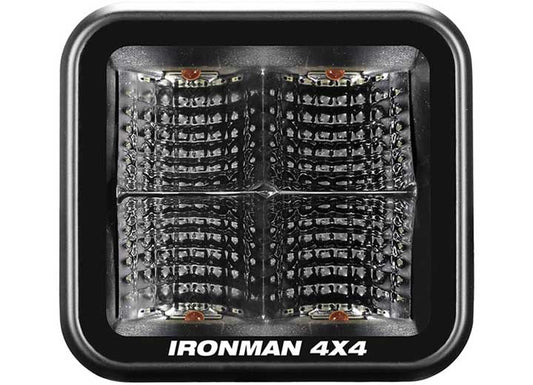 20W Red LED Cube Light with Flood Beam - 2.8 Inch