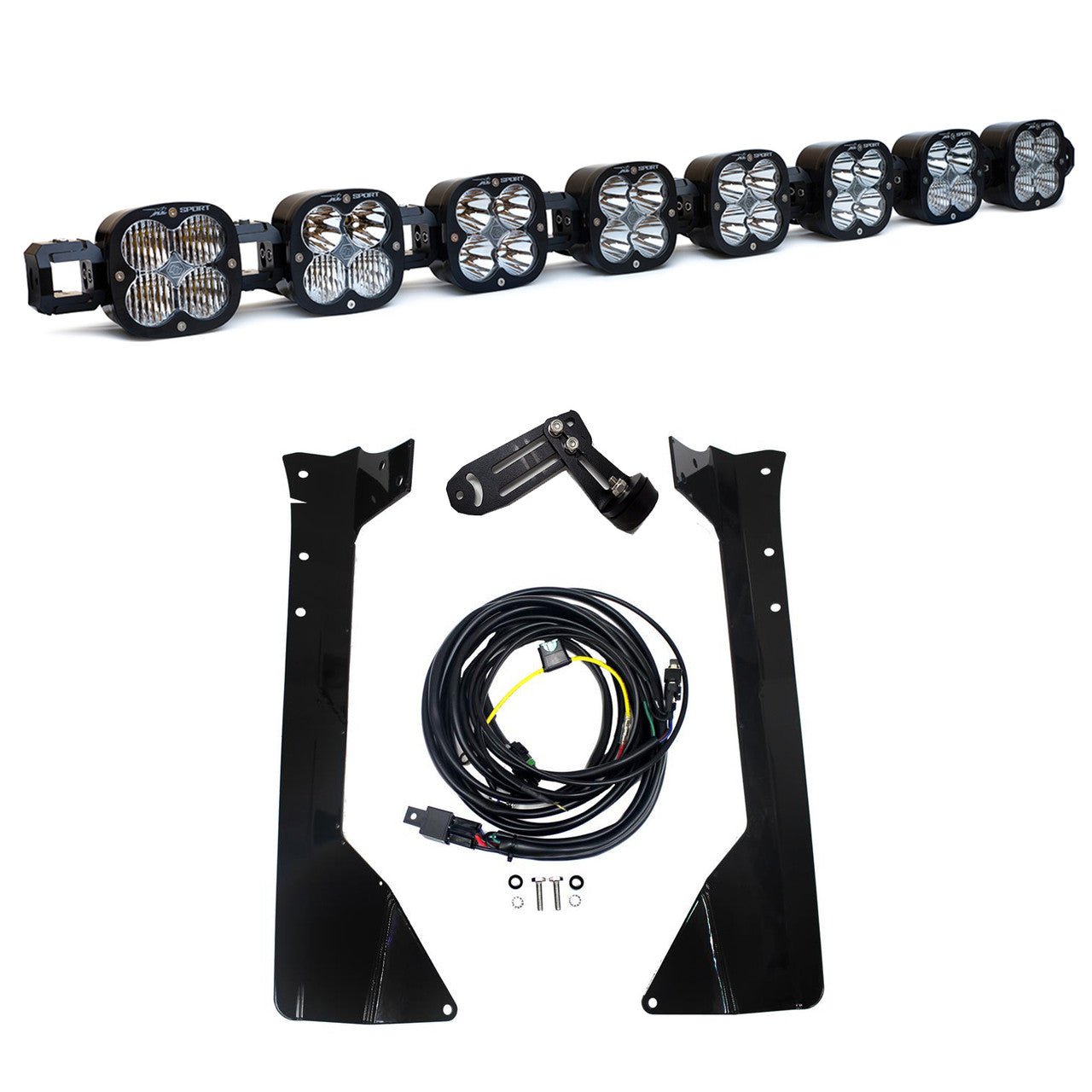 21-22 F150 W/DRL(SAE FOG CLEAR UPFITTER WIRING)SQUADRON SAE/PRO FOG POCKET KIT