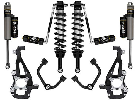 21-C F150 4WD Stage 3 Suspension System with Tubular Upper Control Arms - 3.5 to 4.5 Inch Lift