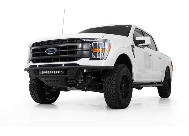21-C F150 PRO BOLT ON FRONT BUMPER BLACK POWDER COAT