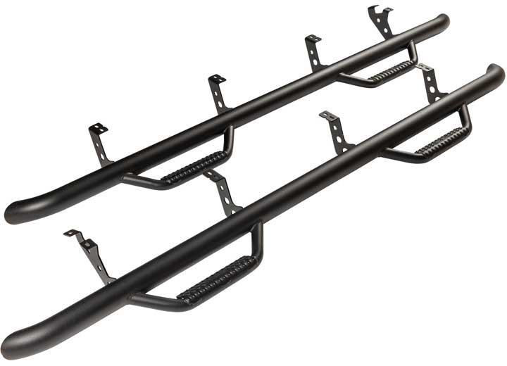 21-C FORD BRONCO 4DR NERF STEP TEXTURED ROUND BLACK