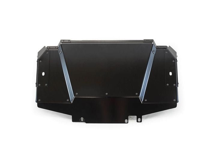 21-C FORD BRONCO BOMBER SKID PLATE STAIN BLACK POWDER COAT FINISH