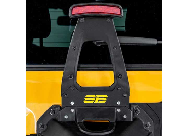 Smittybilt HD Pivot Tire Carrier - Black, 2021-2025 Ford Bronco