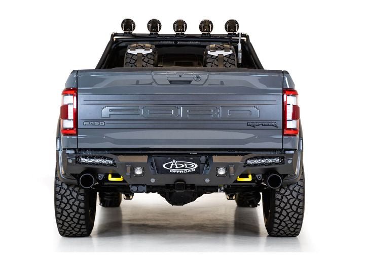 21-C FORD RAPTOR HONEYBADGER REAR BUMPER HAMMER BLACK POWDERCOAT FINSH