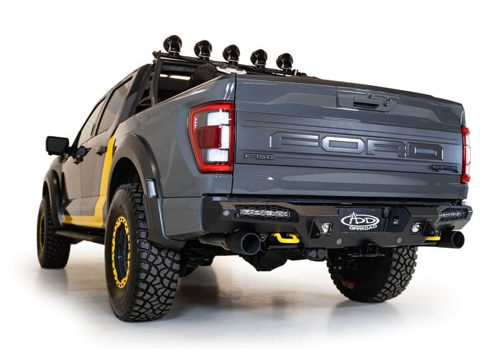 21-C FORD RAPTOR HONEYBADGER REAR BUMPER HAMMER BLACK POWDERCOAT FINSH