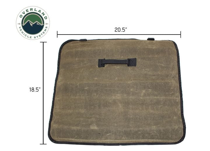 Premium Waxed Canvas Rolled Bag with Handle and Straps - #16 Durable Design Overland Vehicle Systems / Up Down Air