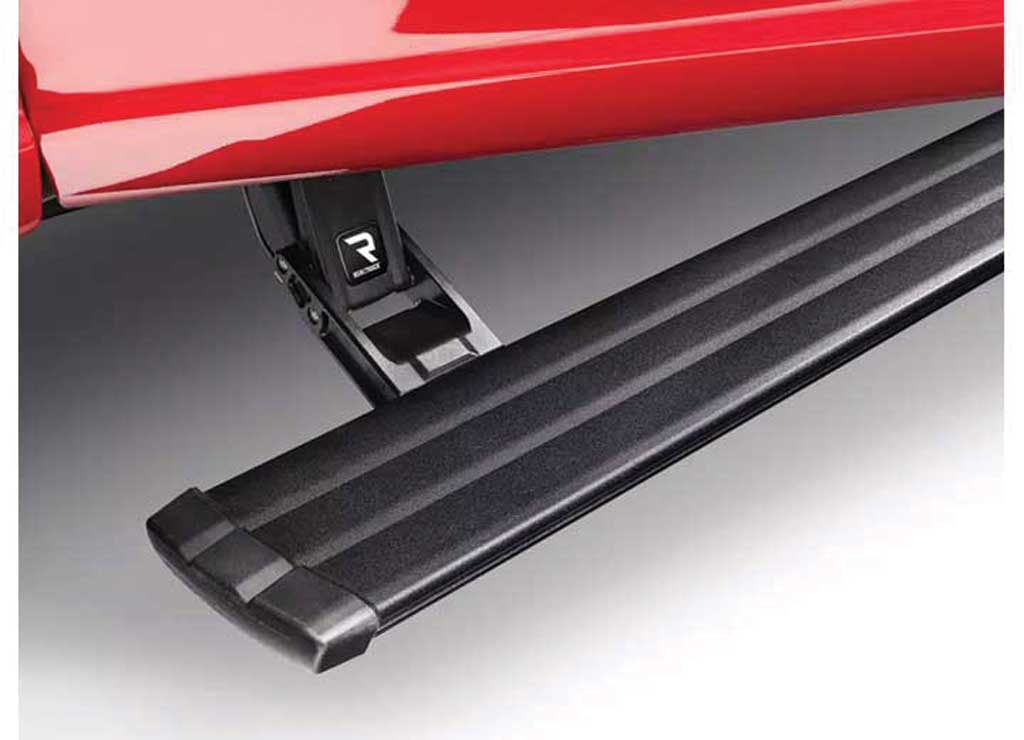 Amp Research - 22 - C F250/F350/2022 F450 ONLY SYNC 4 SUPERCREW POWERSTEP VISION BLACK