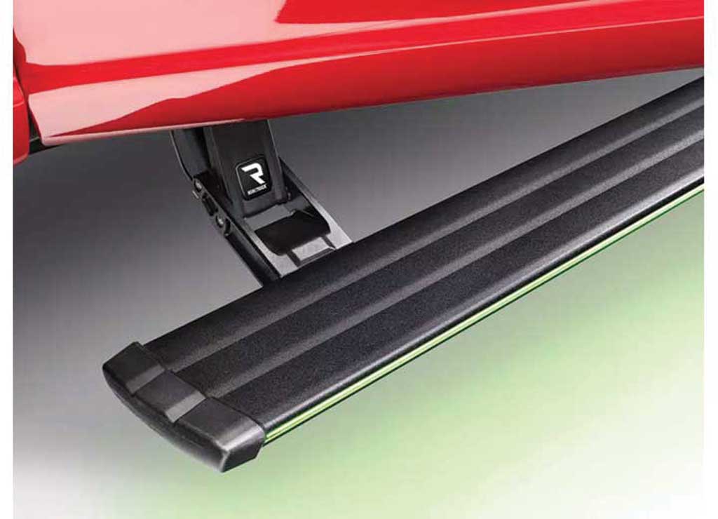 Amp Research - 22 - C F250/F350/2022 F450 ONLY SYNC 4 SUPERCREW POWERSTEP VISION BLACK