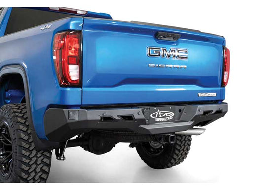 22-C SILVERADO/SIERRA 1500 BLACK LABEL REAR BUMPER(NOT COMPATIBLE WITH SUPERCRUISE)