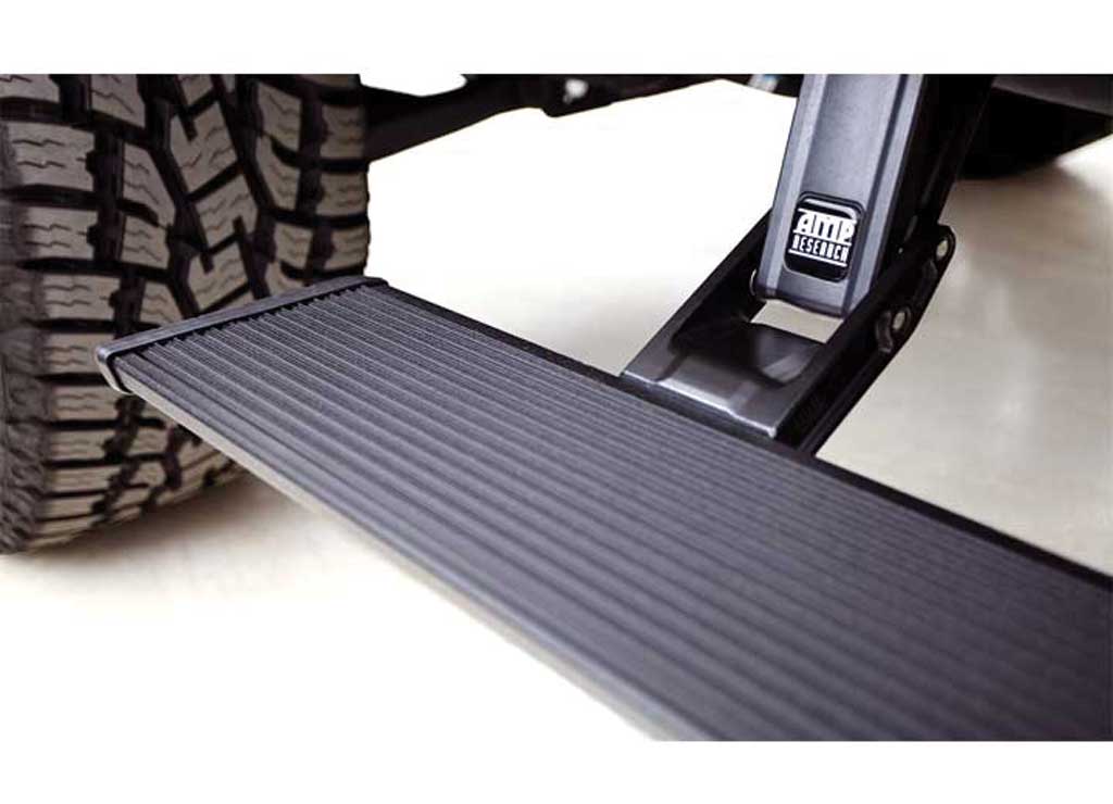 22-C SILVERADO/SIERRA 1500 GAS/DIESEL CREW CAB POWERSTEP XL PLUG N PLAY BLACK Amp Research