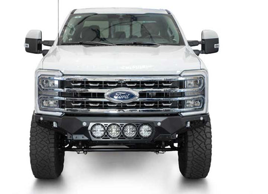23-C F250/F350 BOMBER FRONT BUMPER W/ RECESSED MOUNTS FOR 3 BAJA LP6 LIGHTS