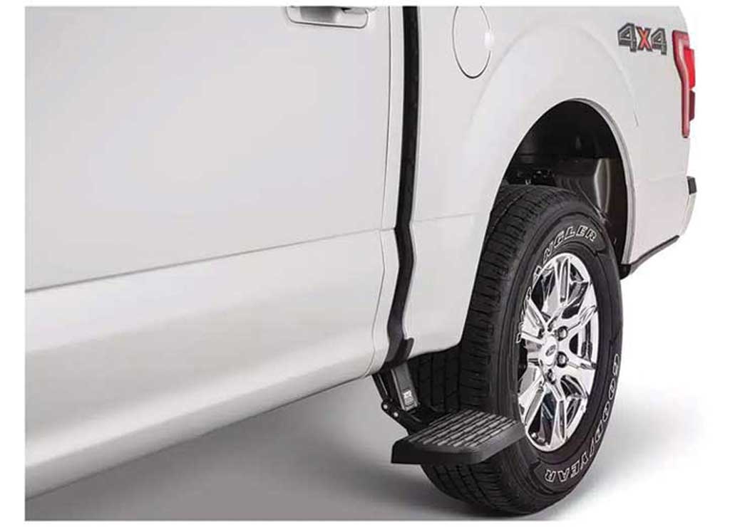 Amp Research - 23 - C F250/F350 DRIVER SIDE BEDSTEP 2 BLACK