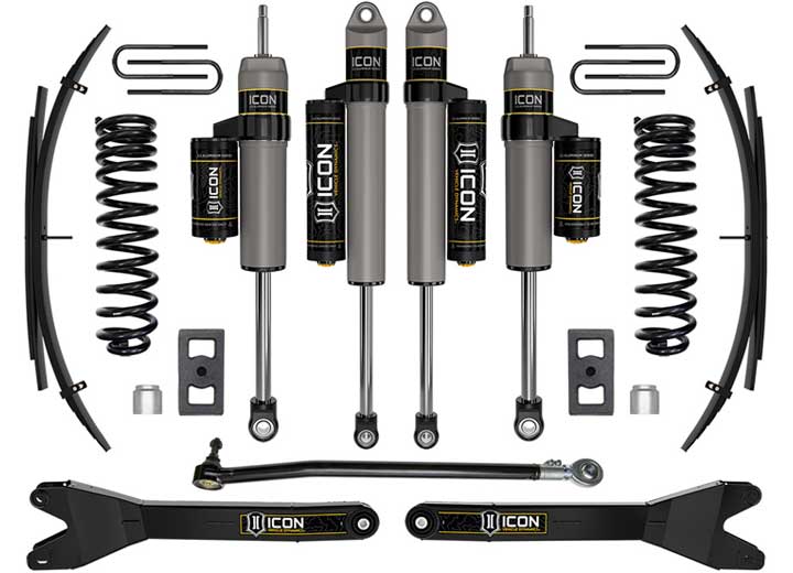 2.5-Inch Stage 3 Suspension Upgrade for Ford F250/F350 with Radius Arms and Expansion Pack
