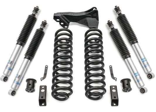 2.5IN COIL SPRING FRONT LIFT KIT W/BILSTEIN SHOCKS AND TRACK BAR BRACKET 11-16 F250/F350 DIESEL 4WD