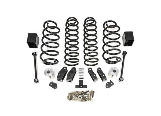 2.5IN COIL SPRING LIFT KIT(BLACK SPRING W/SHOCK EXTENSIONS)18-C JEEP JL WRANGLER RUBICON 4WD