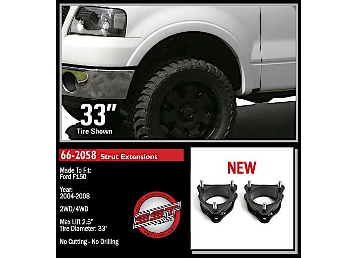 2.5IN FRONT LEVEL 09-14 F150 RWD