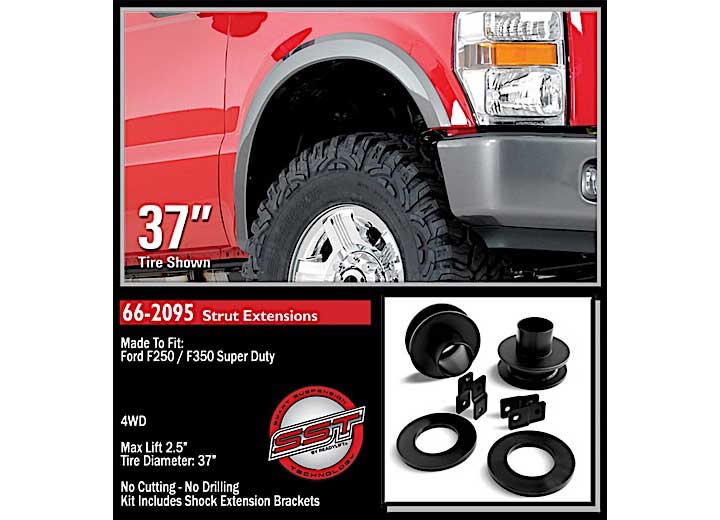 ReadyLift Suspension - 2.5IN FRONT LEVEL KIT 05 - 10 F250/F350/F450 4WD