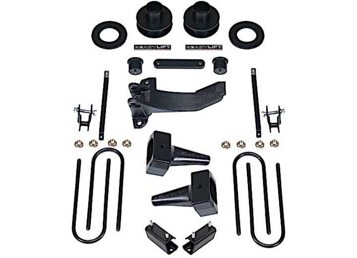 2.5IN SST LIFT KIT W/4IN REAR TAPERED BLOCKS-1 DRIVE SHAFT W/O SHOCKS 11-16 F250 4WD ReadyLift Suspension