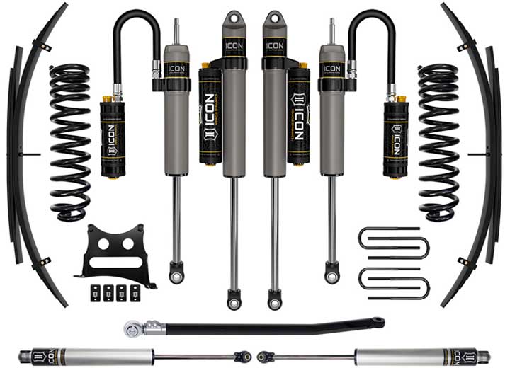 2.5IN Stage 5 Off-Road Suspension System with Expansion Pack for 11-16 F250/F350 Icon Vehicle Dynamics