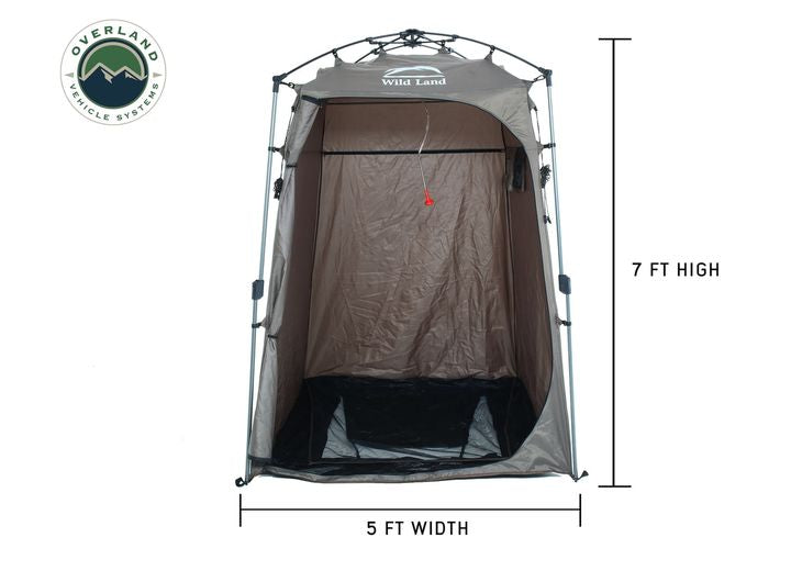 Portable Privacy Shower Tent with Storage Bag for Camping and Outdoor Adventures