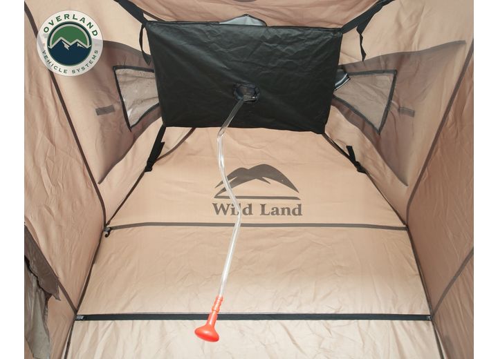 Portable Privacy Shower Tent with Storage Bag for Camping and Outdoor Adventures