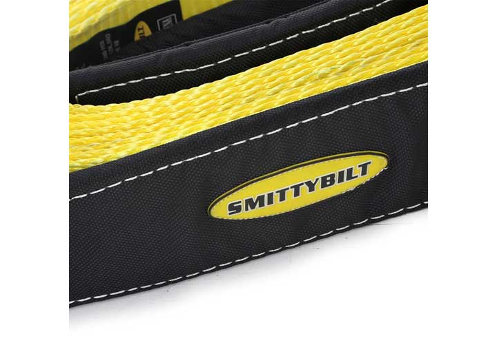 Smittybilt Tow Strap - 2in x 20ft, 20,000 lb Rating, Yellow