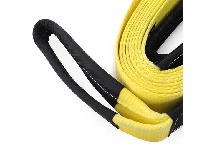 Smittybilt Tow Strap - 2in x 20ft, 20,000 lb Rating, Yellow