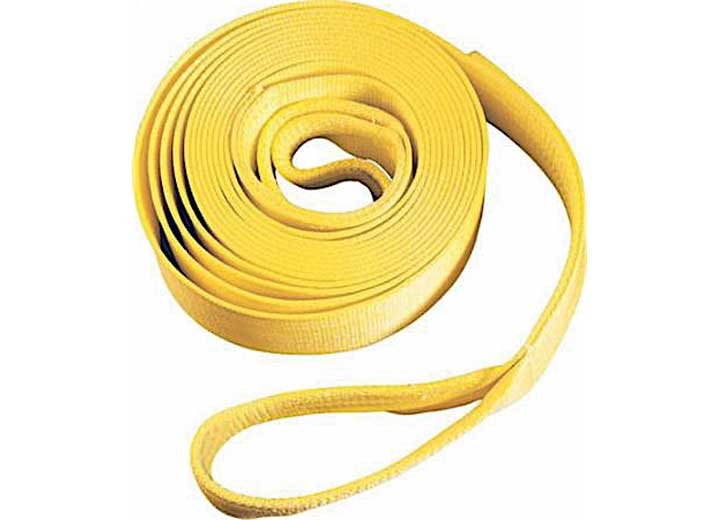 Smittybilt Tow Strap - 2in x 20ft, 20,000 lb Rating, Yellow