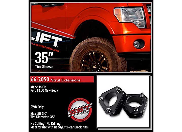 ReadyLift Suspension - 3IN LEVEL KIT 04 - 14 F150 RWD